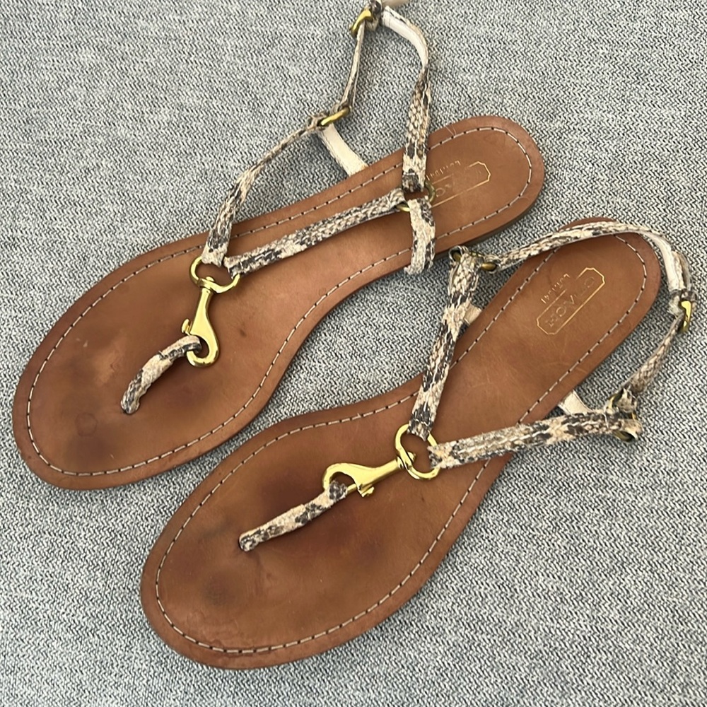 Coach sandals